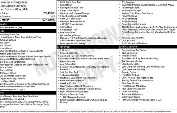 HYUNDAI SANTA FE 2019 5NMS2CAD7KH097657 image